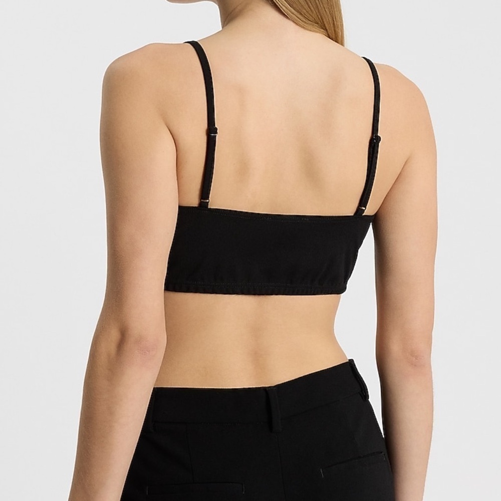 Express Embellished Cropped Cami - Picture 2 of 5